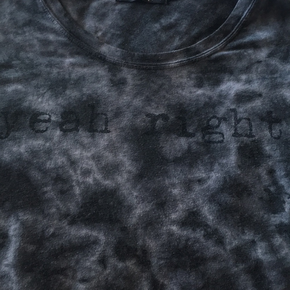 Yeah right Xs crop T-shirt